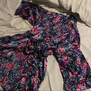 Rose flower robe